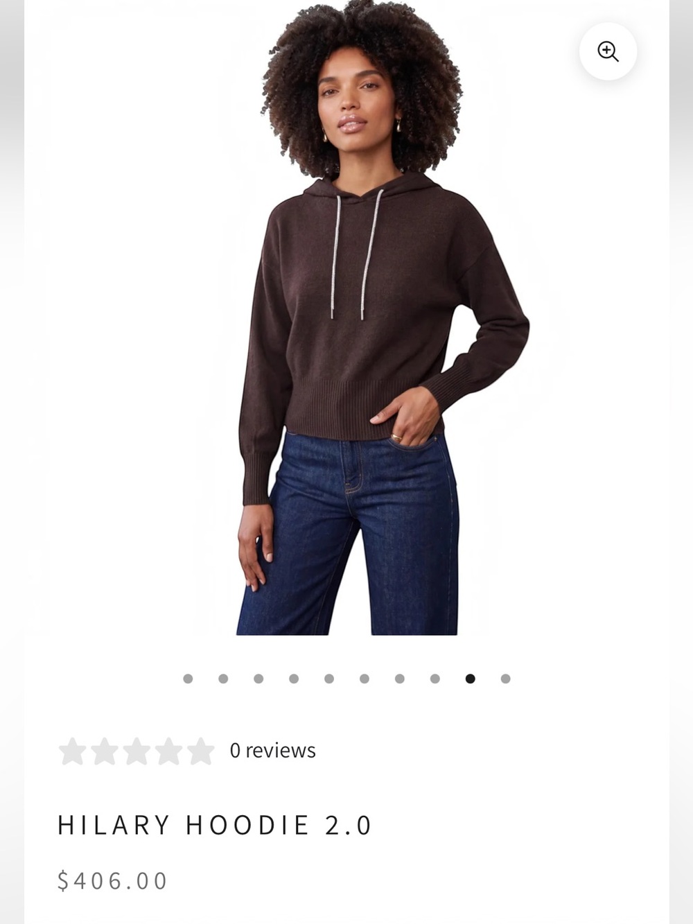 Brodie Cashmere Hilary Hoodie - Olive Green with grey Drawcords